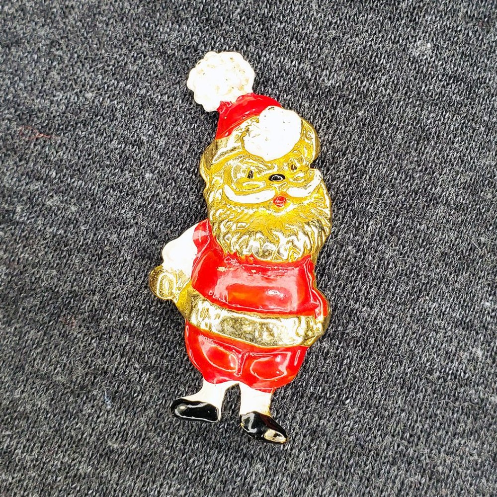 Vintage - Santa Claus Pin or Brooch